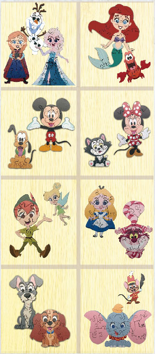 ディズニー40周年タペストリー　両面ハトメあり　全キャラ8種類セット 新作グッ 上品な ディズニー40周年タペストリー 両面ハトメあり