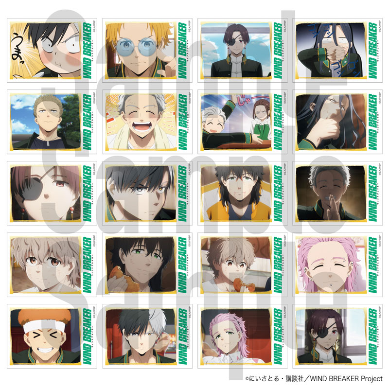TVアニメ『WIND BREAKER』 トレーディングステッカーセット 全20種2枚