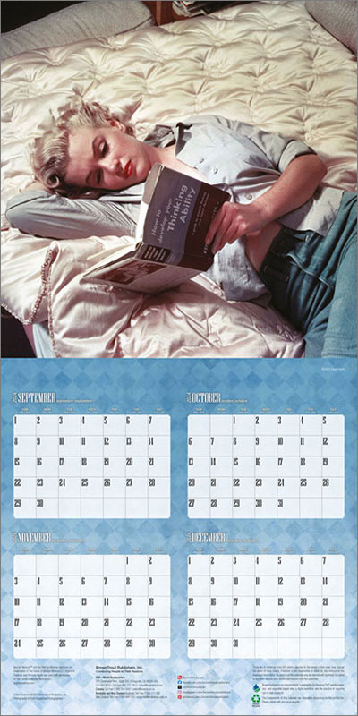 2007年 カレンダーマリリンモンロー