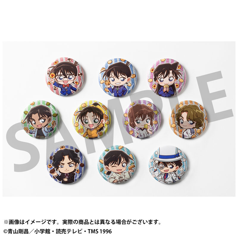 名探偵コナン」キラキラ缶バッジ こんぺいとうver. BOX: その他