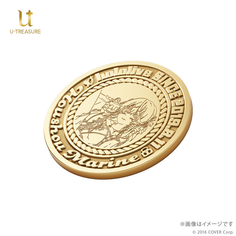 限定販売】【特典】ホロライブ 宝鐘マリン記念コイン シルバー