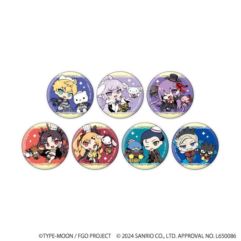 【未使用】 デジモン　缶バッジ　サンリオ　box 2つセット　8個入り デジモンアドベンチャー×サンリオキャラクターズ｜缶バッジ