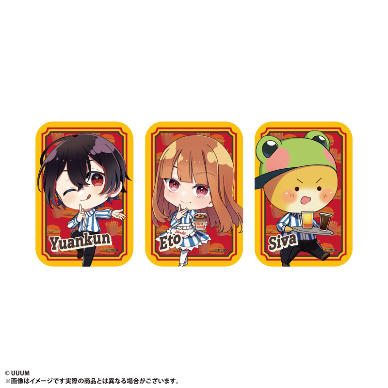 カラフルピーチ ステッカーセットC [ウェンディーズ](ゆあんくん