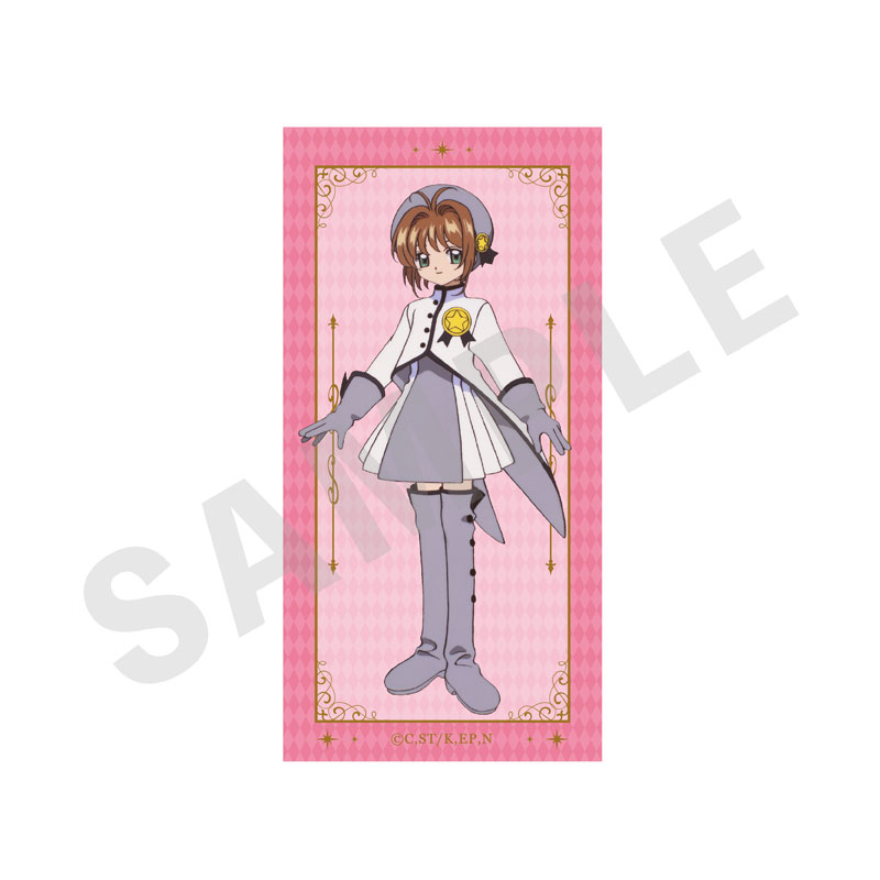 カードキャプターさくら　クリアファイルとステッカー CLAMP展 カードキャプターさくら きらきらクリアステッカー [No