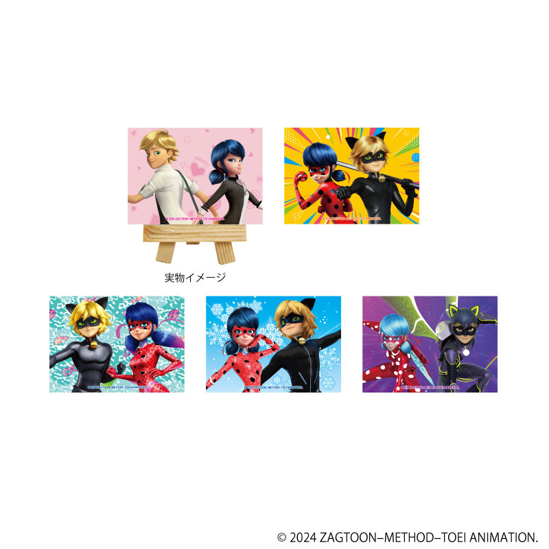 キャンバスボードミニ「ミラキュラス レディバグ＆シャノワール