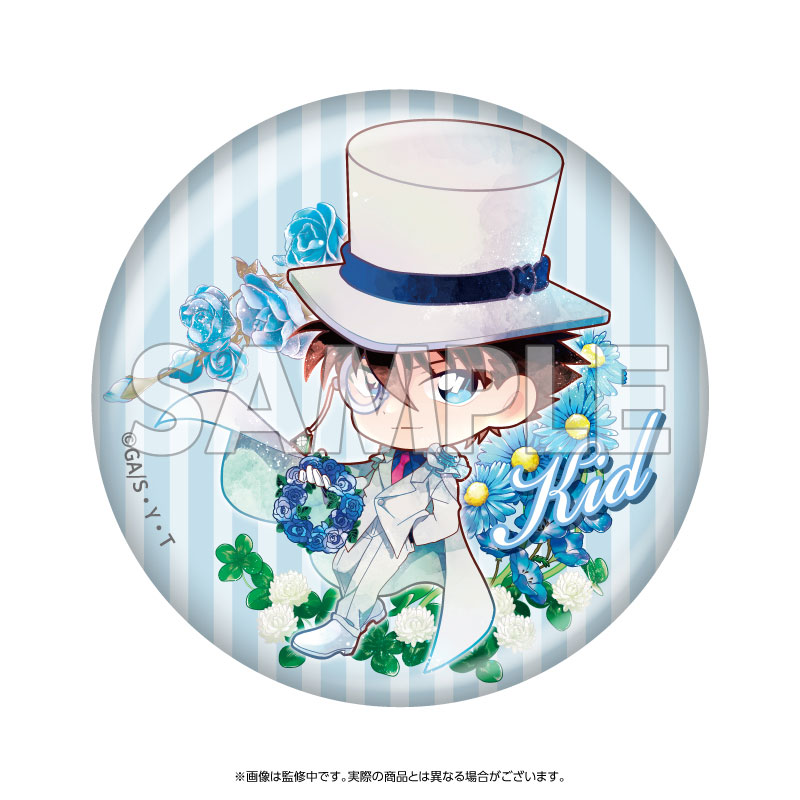 名探偵コナン トレーディング缶バッジ デフォルメ 花冠-flow in