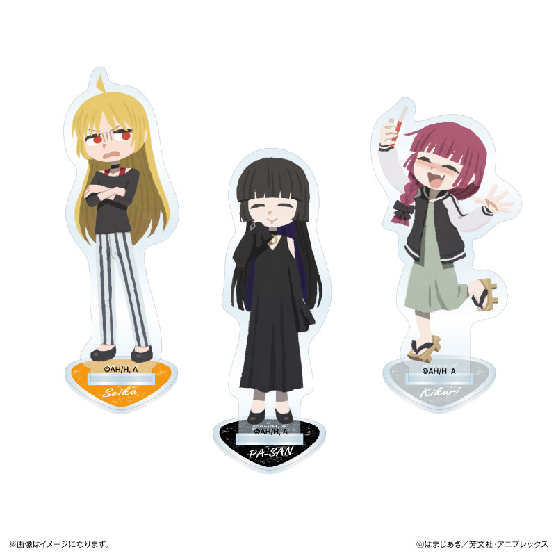 グラハ　c105 ろうか白水着、伊地知星歌、PAさん、廣井きくり キャラカード 伊地知星歌・PAさん・廣井きくり 場面写ブロマイド