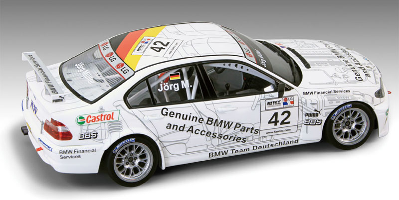 AUTOart BMW WTCC E46320i Race Car No. 42 1/18 | eBay