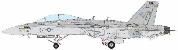 MENG EA-18G グラウラー　【イエロージャケット】 TMN: Meng's Growler in a yellow jacket on the way.