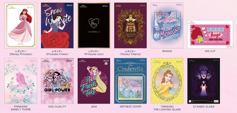 その他 EPOCH Collection Cards Disney Princess EPOCH 2025 COLLECTION CARDS DISNEY PRINCESS Card Box From JP