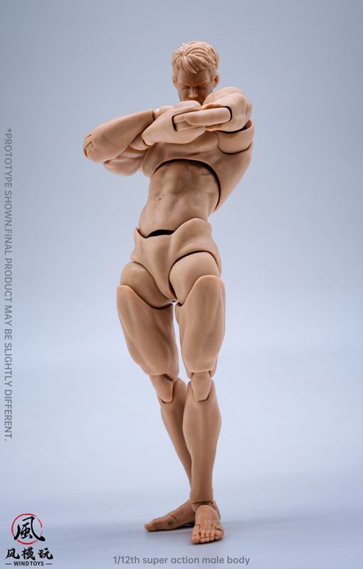 1/12スケール 超可動フィギュア男性素体 ノーマル