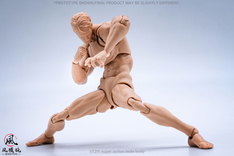 1/12スケール 超可動フィギュア男性素体 ノーマル