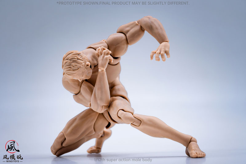 1/12スケール 超可動フィギュア男性素体 ノーマル
