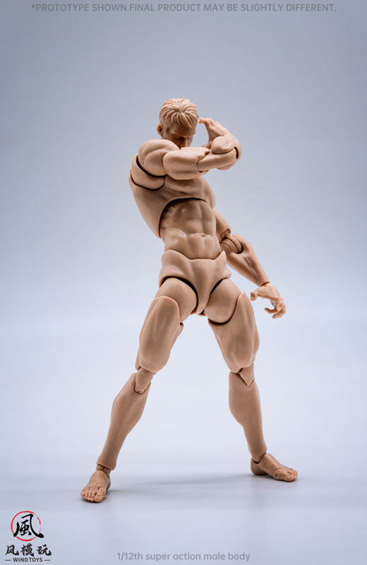 1/12スケール 超可動フィギュア男性素体 ノーマル