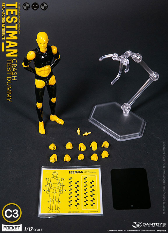 1/12 アクションフィギュア テストマン C3