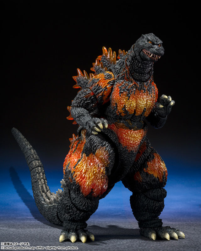 中古】(本体A/箱B)S.H.MonsterArts ゴジラ (1995) 70周年特別記念Ver