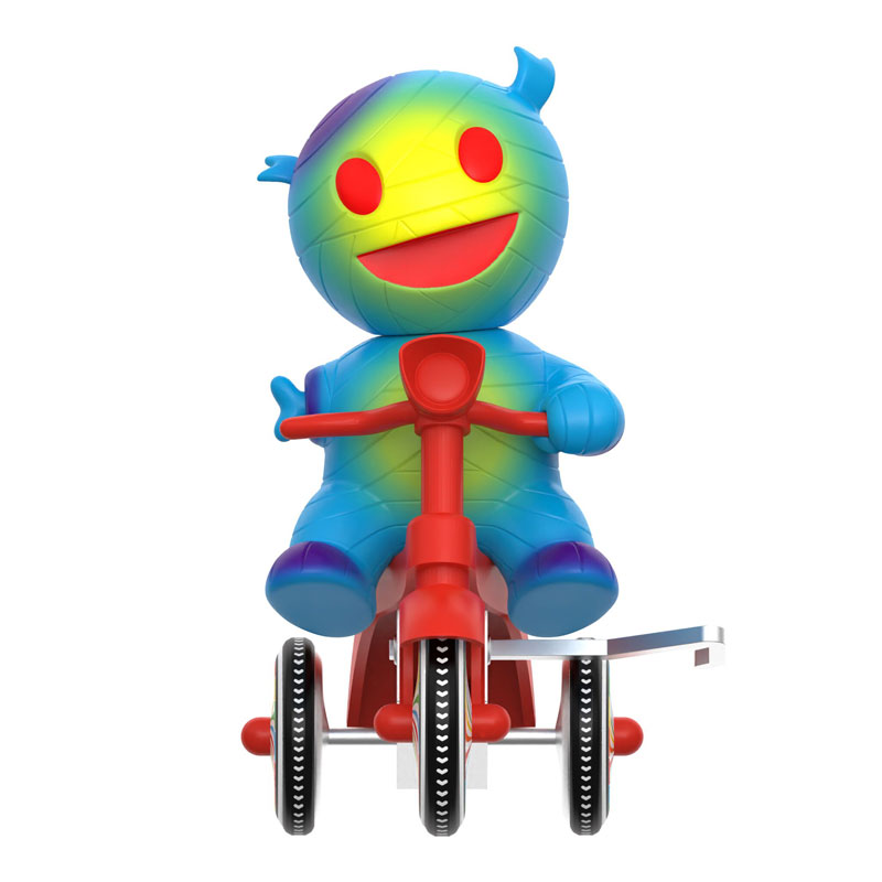 スーパーサイクルズ/ マミーボーイ ブルー with レッドバイク