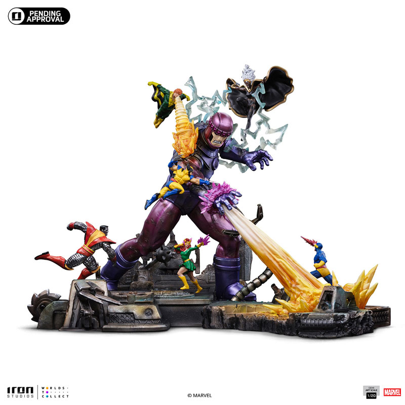 『マーベル』スタチュー デミ・アートスケール 1/20 X-MEN デンジャールーム