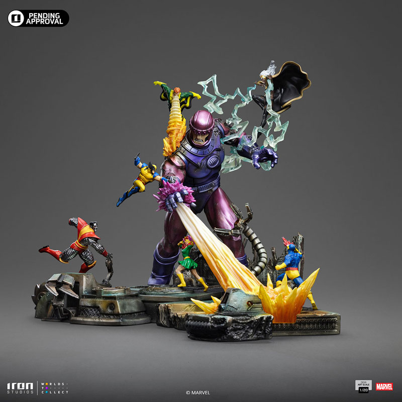 『マーベル』スタチュー デミ・アートスケール 1/20 X-MEN デンジャールーム