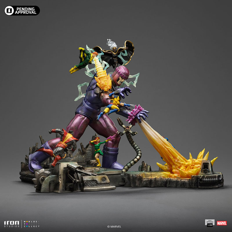 『マーベル』スタチュー デミ・アートスケール 1/20 X-MEN デンジャールーム