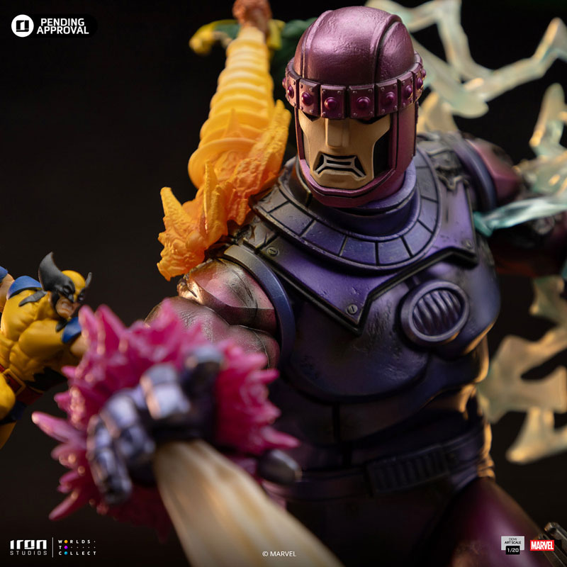 『マーベル』スタチュー デミ・アートスケール 1/20 X-MEN デンジャールーム