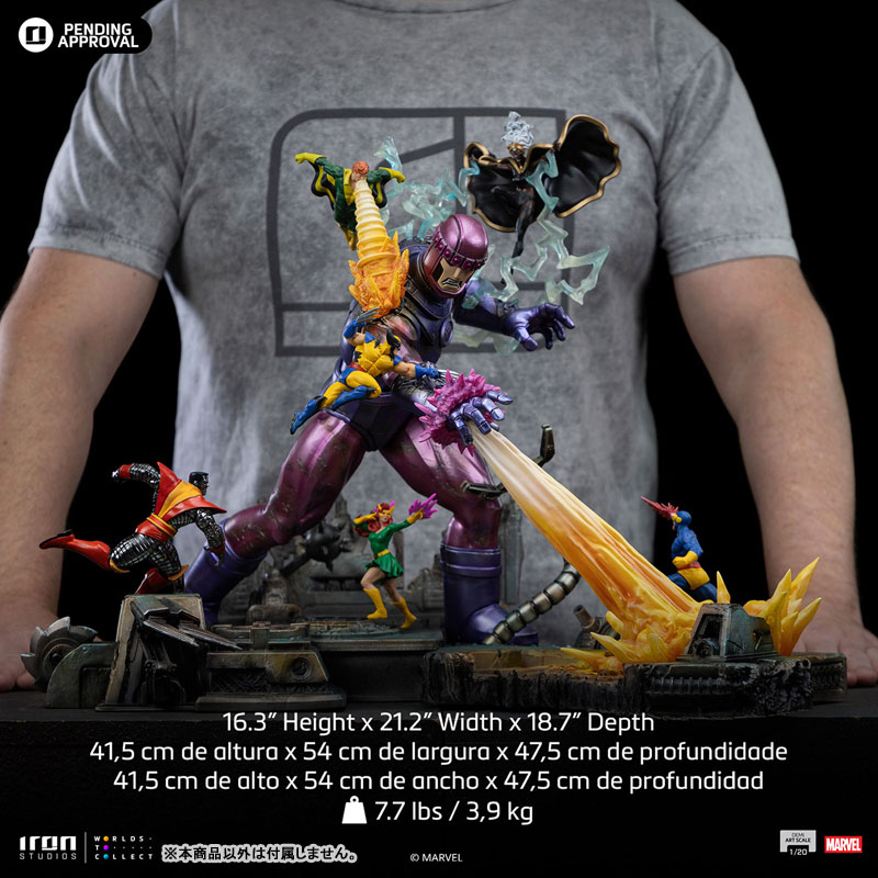 『マーベル』スタチュー デミ・アートスケール 1/20 X-MEN デンジャールーム
