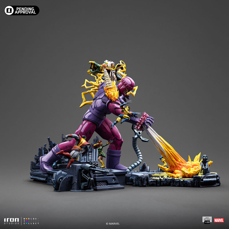 マーベル スタチュー デミアートスケール 1/20 X-MEN デンジャールーム コミックカラー版