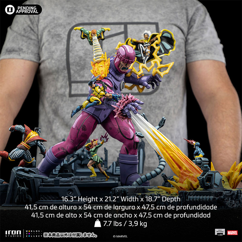 マーベル スタチュー デミアートスケール 1/20 X-MEN デンジャールーム コミックカラー版