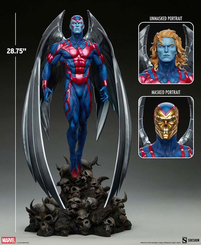 『マーベル・コミック』プレミアム・フォーマット・フィギュア アークエンジェル(インファナル・スカル)