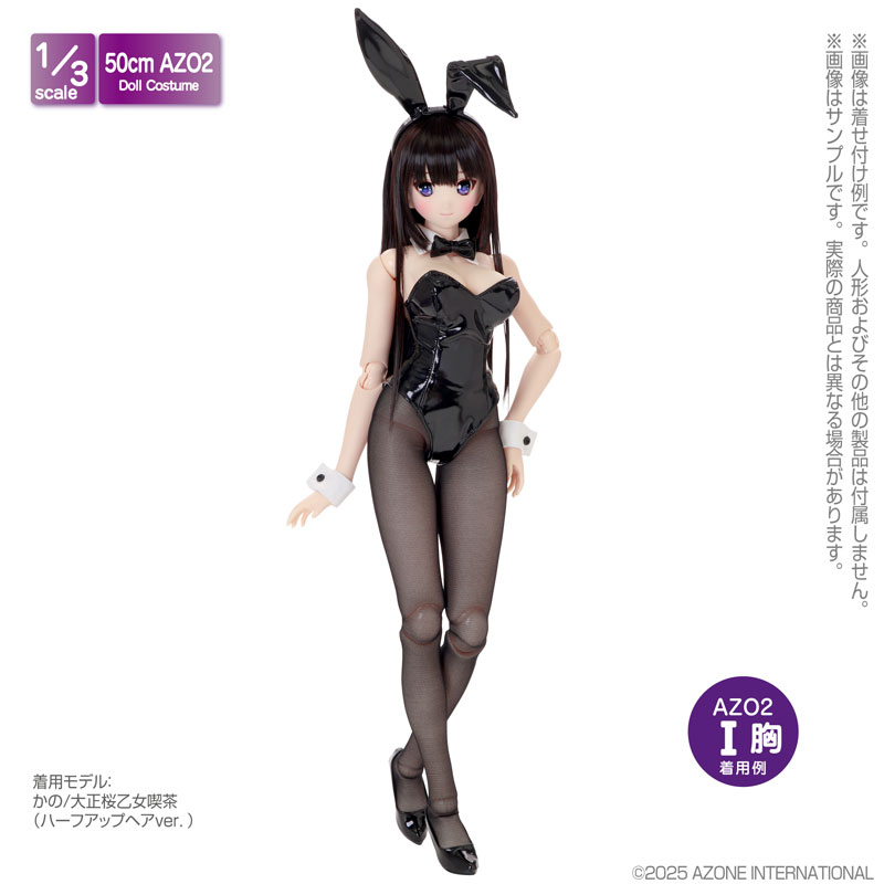 1/3スケール用 AZO2 エナメルバニーガールset ブラック (ドール用)