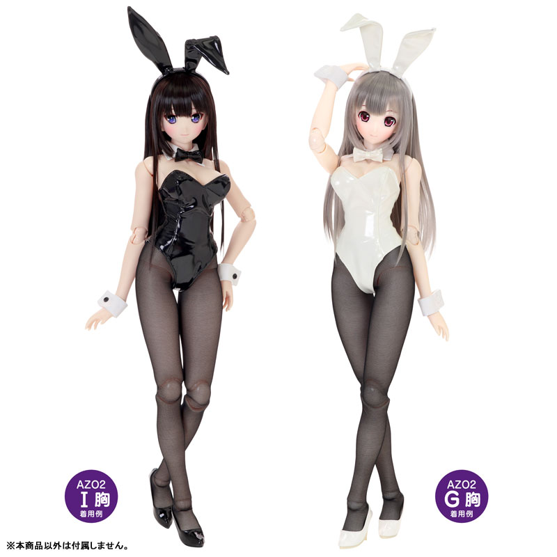 1/3スケール用 AZO2 エナメルバニーガールset ブラック (ドール用)