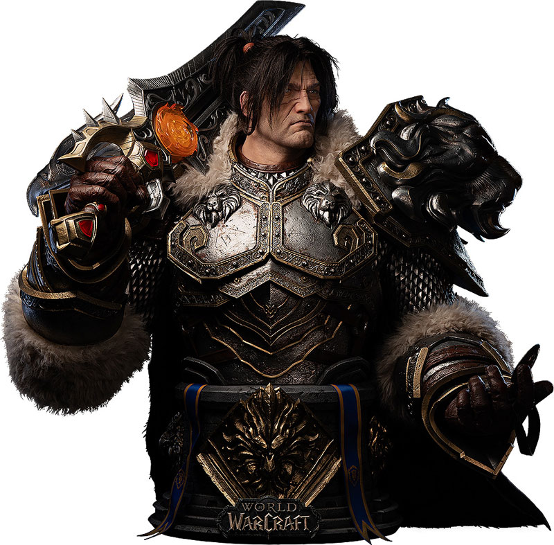 【前入金 銀行振込のみ】Infinity Studio X Blizzard Entertainment Varian Wrynn life size bust 完成品フィギュア