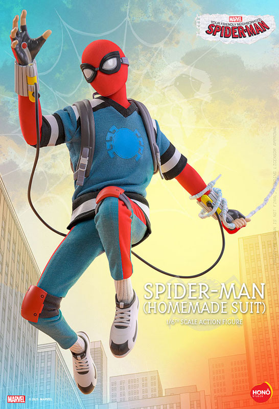 炎スタジオ『スパイダーマン：フレンドリー・ネイバーフッド』1/6 スパイダーマン(ホームメイド・スーツ)