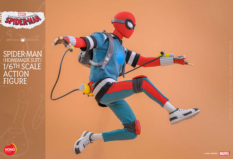 炎スタジオ『スパイダーマン：フレンドリー・ネイバーフッド』1/6 スパイダーマン(ホームメイド・スーツ)