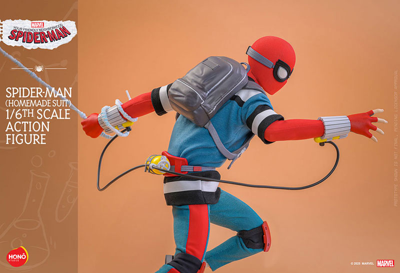 炎スタジオ『スパイダーマン：フレンドリー・ネイバーフッド』1/6 スパイダーマン(ホームメイド・スーツ)