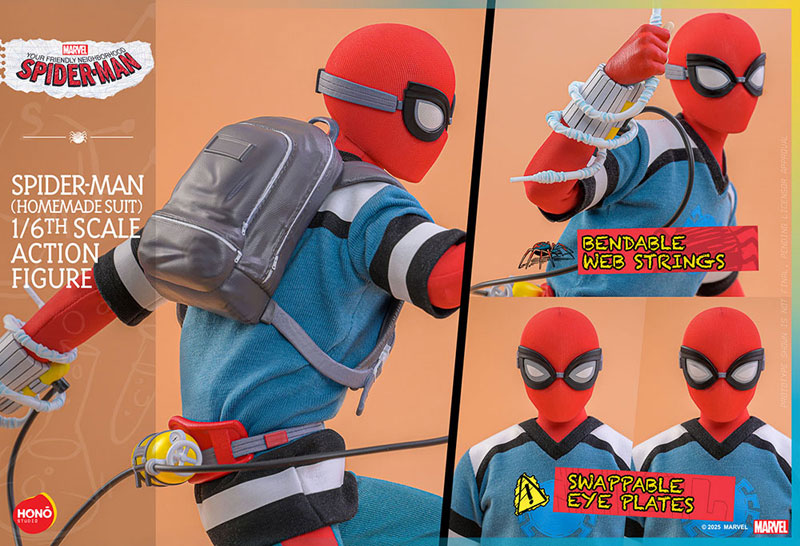 炎スタジオ『スパイダーマン：フレンドリー・ネイバーフッド』1/6 スパイダーマン(ホームメイド・スーツ)