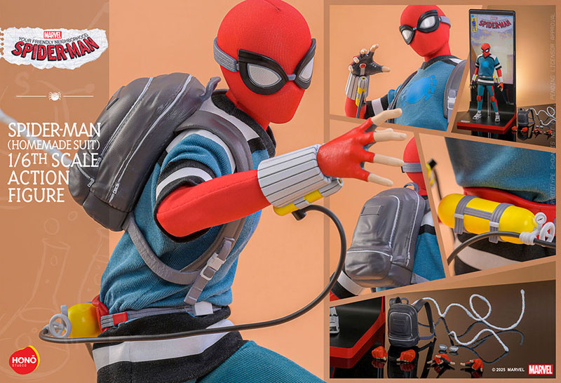 炎スタジオ『スパイダーマン：フレンドリー・ネイバーフッド』1/6 スパイダーマン(ホームメイド・スーツ)