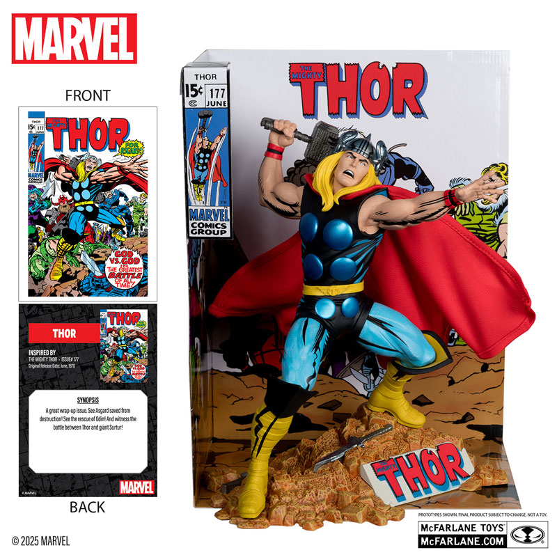 マーベル 1/6 シーン・フィギュア #006 ソー(ジャック・カービー/The Mighty Thor Vol.1 #177)