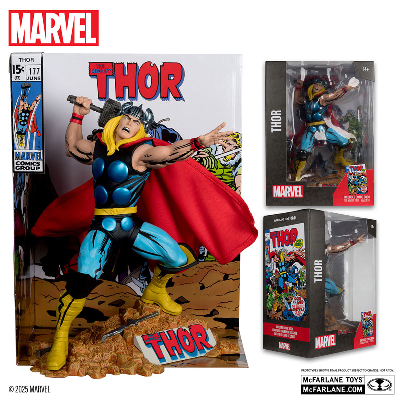 マーベル 1/6 シーン・フィギュア #006 ソー(ジャック・カービー/The Mighty Thor Vol.1 #177)