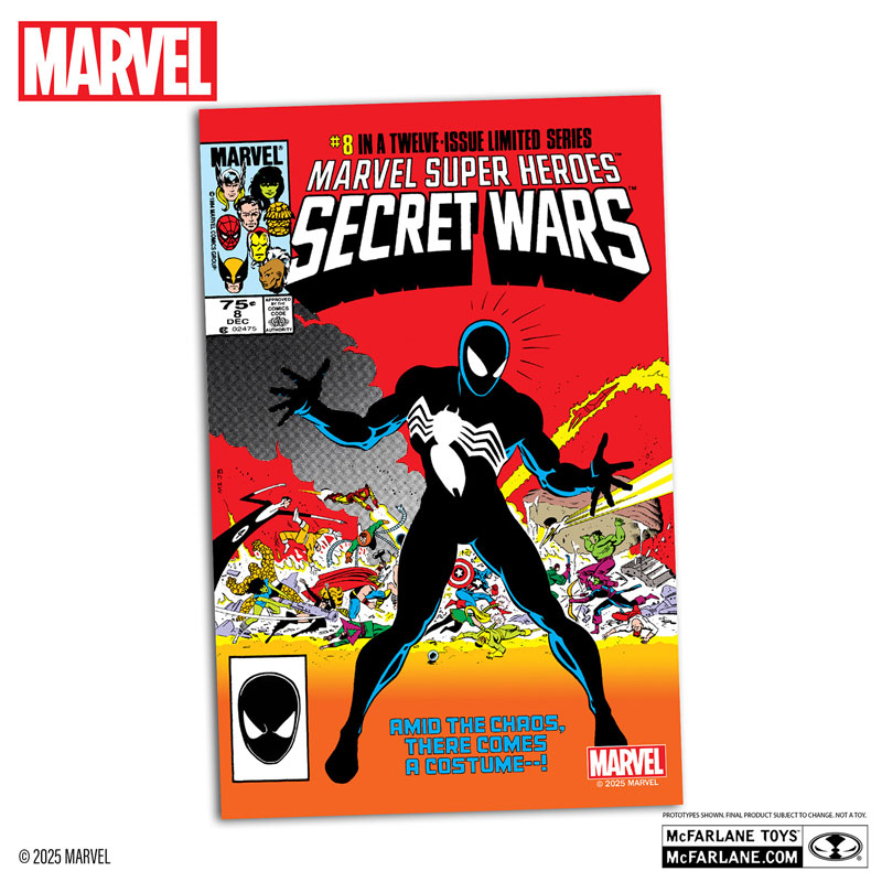 フィギュア #007 スパイダーマン(ブラック・コスチューム)(マイク・ゼック/Marvel Super Heroes Secret Wars Vol.1 #8)