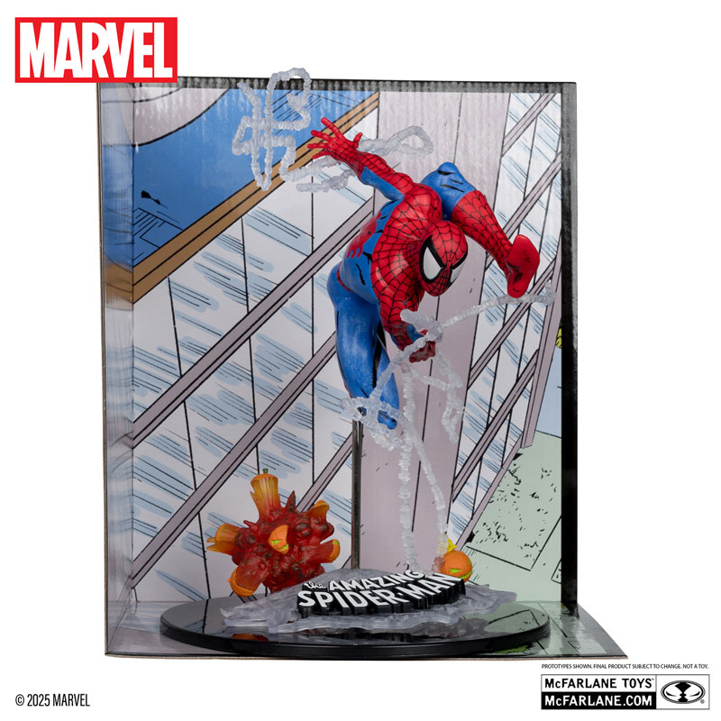マーベル 1/10スケール「シーン・フィギュア」#012 スパイダーマン(トッド・マクファーレン/The Amazing Spider-Man Vol.1 #302)