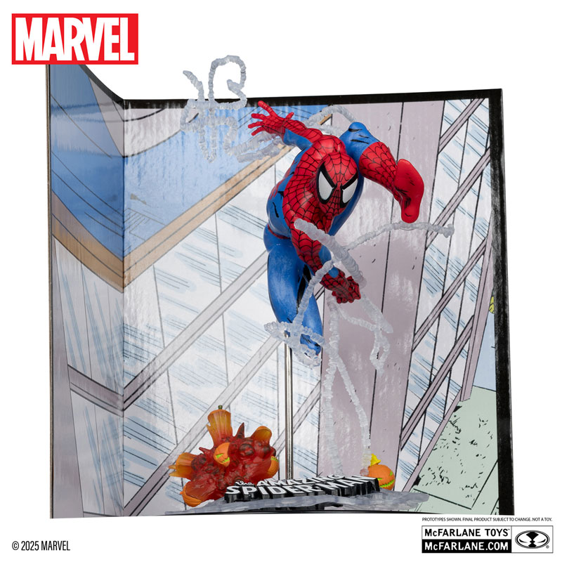 マーベル 1/10スケール「シーン・フィギュア」#012 スパイダーマン(トッド・マクファーレン/The Amazing Spider-Man Vol.1 #302)