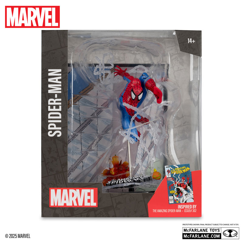 マーベル 1/10スケール「シーン・フィギュア」#012 スパイダーマン(トッド・マクファーレン/The Amazing Spider-Man Vol.1 #302)