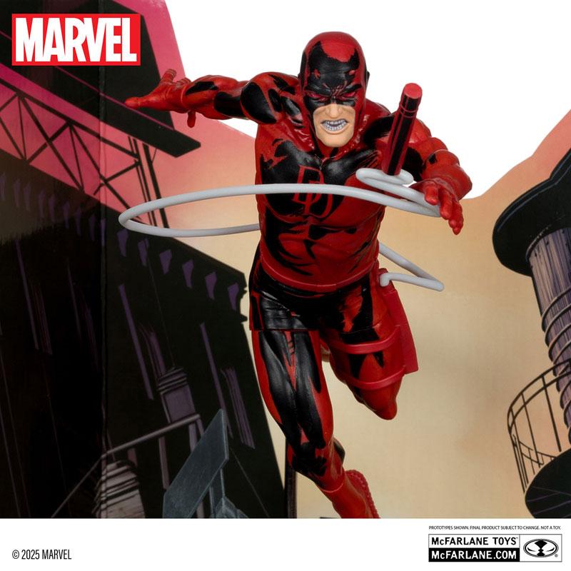 『マーベル・コミック』1/10「シーン・フィギュア」#014 デアデビル(ジョー・カザーダ/Daredevil Vol.1 #600)