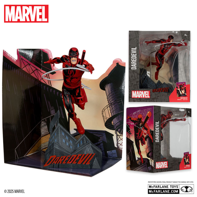 『マーベル・コミック』1/10「シーン・フィギュア」#014 デアデビル(ジョー・カザーダ/Daredevil Vol.1 #600)