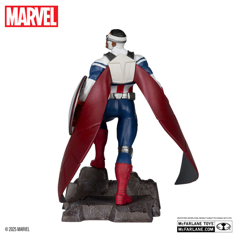マーベル 1/10スケール「シーン・フィギュア」#016 キャプテン・アメリカ(スチュアート・イモネン/All-New Captain America #1)