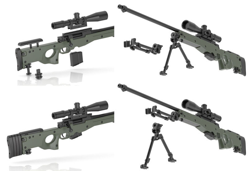 リトルアーモリー LA070 L96AWタイプ 1/12 プラモデル