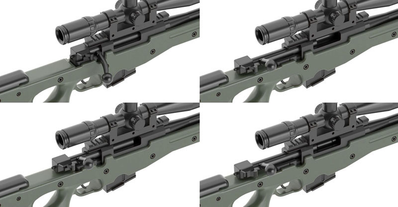 リトルアーモリー LA070 L96AWタイプ 1/12 プラモデル