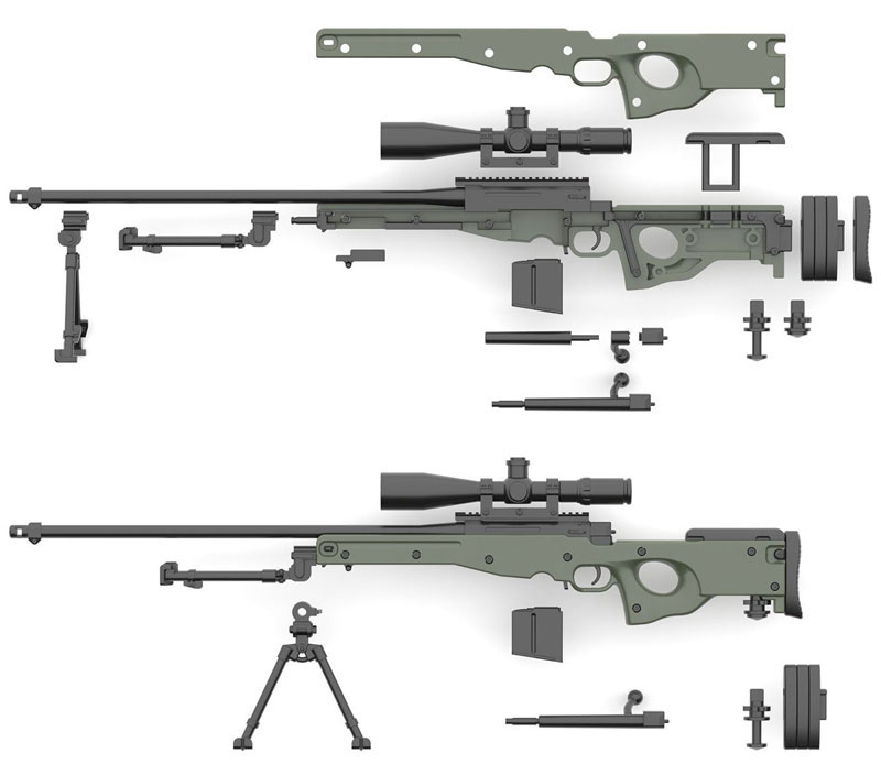 リトルアーモリー LA070 L96AWタイプ 1/12 プラモデル