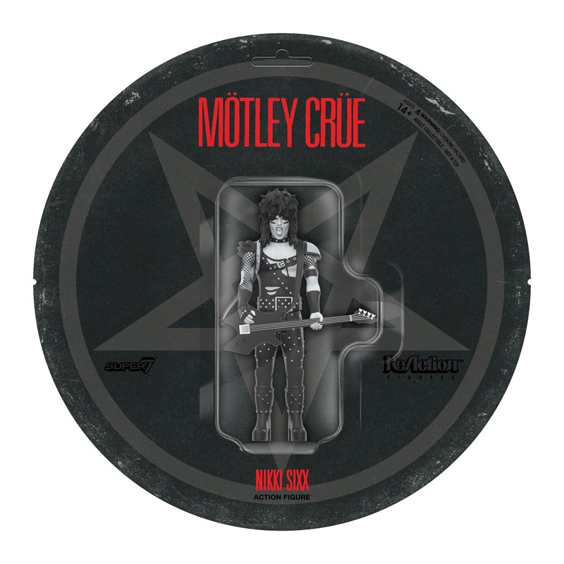 リ・アクション/ MOTLEY CRUE ニッキー・シックス(シャウト・アット・ザ・デヴィル/ ブラック＆ホワイト ver.)